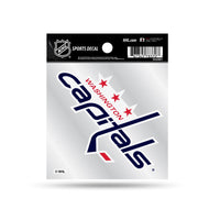 Wholesale Capitals Clear Backer Decal W/ Primary Logo (4"X4")