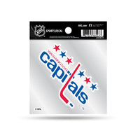 Wholesale Capitals Clear Backer Decal W/ Retro Logo (4"X4")