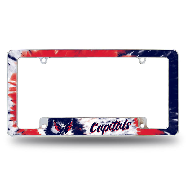 Wholesale Capitals - Tie Dye Design - All Over Chrome Frame (Bottom Oriented)