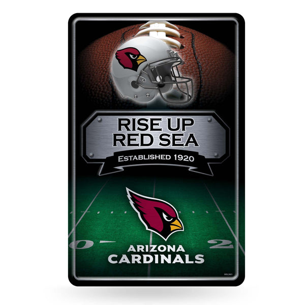 Wholesale Cardinals - Az 11X17 Large Embossed Metal Wall Sign
