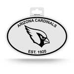 Wholesale Cardinals - AZ Black And White Oval Sticker
