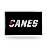 Wholesale Carolina Hurricanes : "Canes" On Blk Bkg Banner Flag (3X5)