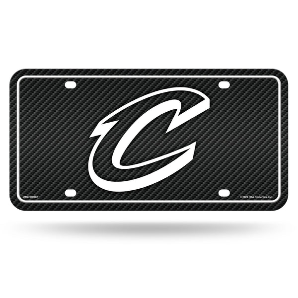 Wholesale Cavaliers - Carbon Fiber Design - Metal Auto Tag