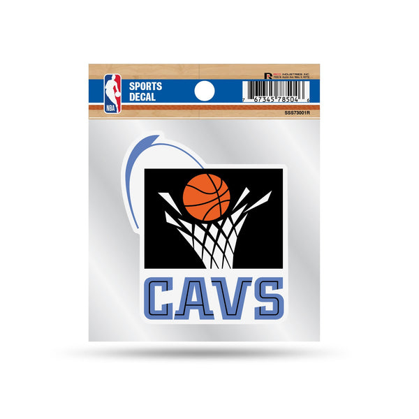 Wholesale Cavaliers Clear Backer Decal W/ Retro Logo (4"X4")