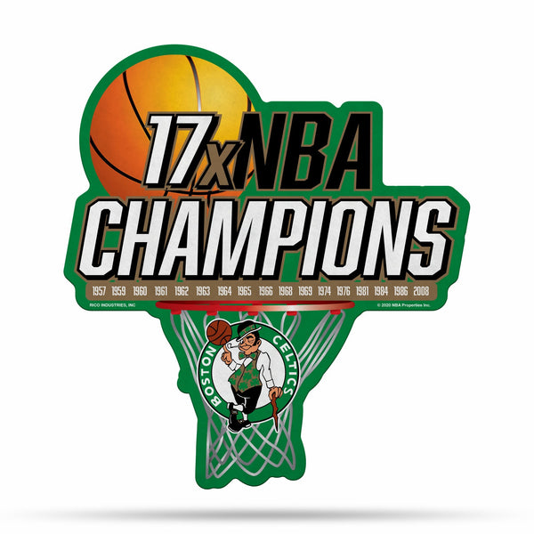 Wholesale Celtics : 17 Time Nba Champs Shape-Cut Pennant