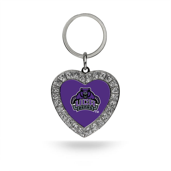 Wholesale Central Arkansas Rhinestone Heart Keychain