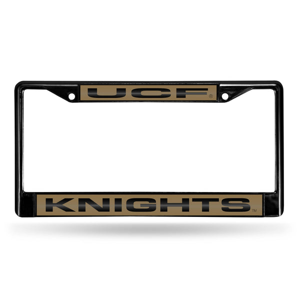 Wholesale Central Florida Knights Black Laser Chrome 12 x 6 License Plate Frame