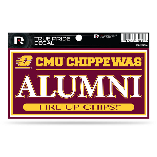 Wholesale Central Michigan 3" X 6" True Pride Decal - Alumni