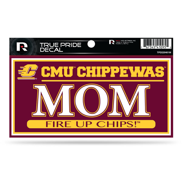 Wholesale Central Michigan 3" X 6" True Pride Decal - Mom