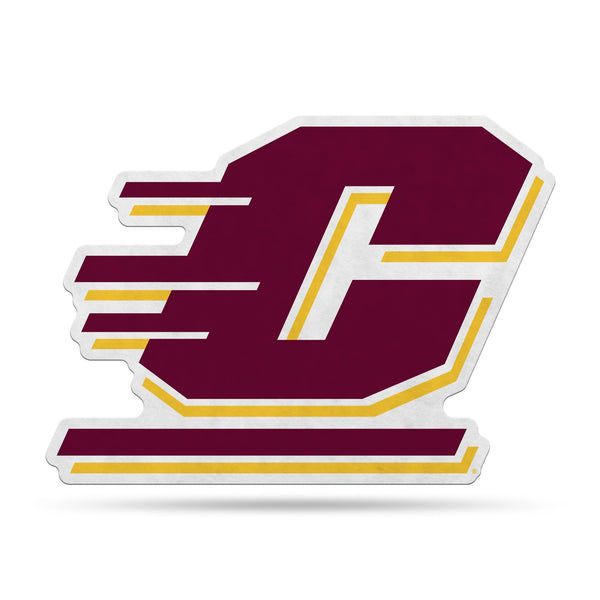 Wholesale Central Michigan Primary Logo Shape Cut Pennant