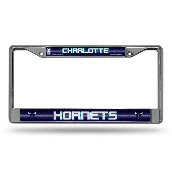 Wholesale Charlotte Hornets Bling Chrome Frame
