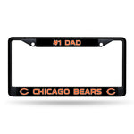 Wholesale Chicago Bears #1 Dad Black Frame