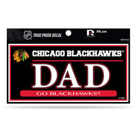 Wholesale Chicago Blackhawks 3" X 6" True Pride Decal - Dad