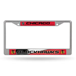 Wholesale Chicago Blackhawks Chrome Frames(Red And Black Design)