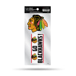 Wholesale Chicago Blackhawks Double Up Die Cut Sticker