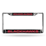 Wholesale Chicago Blackhawks Laser Chrome 12 x 6 License Plate Frame