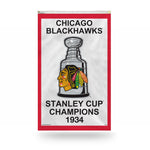 Wholesale Chicago Blackhawks Vertical 3 X 5 1934 Stanley Cup