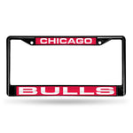 Wholesale Chicago Bulls Black Laser Chrome 12 x 6 License Plate Frame
