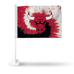 Wholesale Chicago Bulls - Tie Dye Design - Car Flag