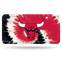 Wholesale Chicago Bulls - Tie Dye Design - Metal Auto Tag