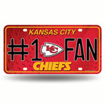 Wholesale Chiefs #1 Fan Primary Logo Metal Tag