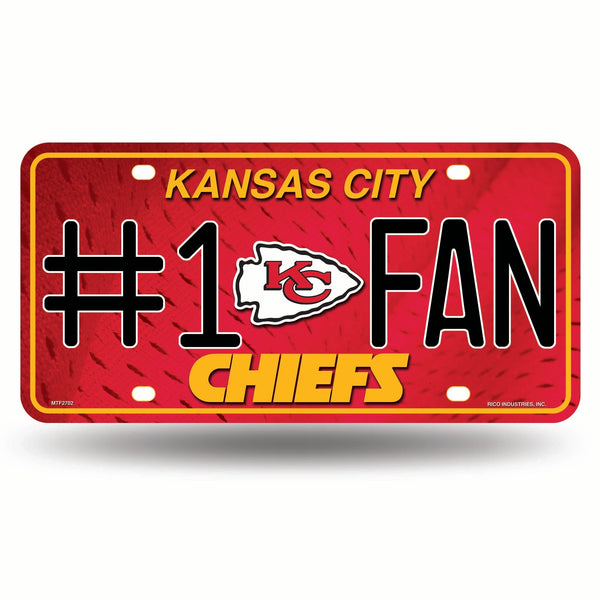 Wholesale Chiefs #1 Fan Primary Logo Metal Tag