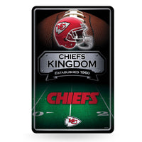 Wholesale Chiefs 11X17 Large Embossed Metal Wall Sign