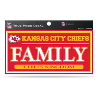 Wholesale Chiefs 3" X 6" True Pride Decal - Family