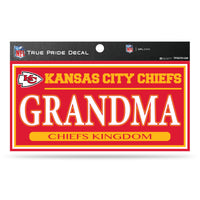 Wholesale Chiefs 3" X 6" True Pride Decal - Grandma