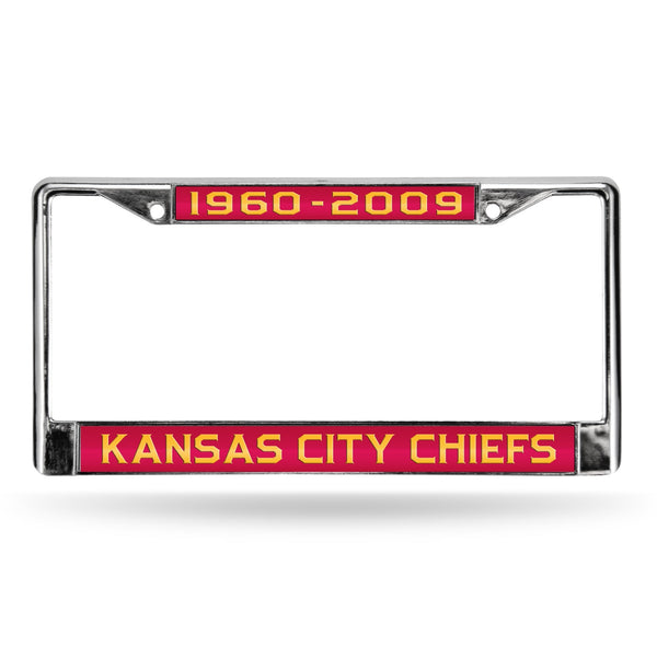 Wholesale Chiefs 50Th Anniversary Laser Chrome Frm