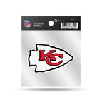 Wholesale Chiefs Clear Backer Decal W/ Primary Logo (4"X4")