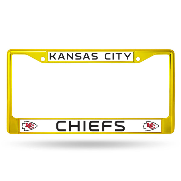 Wholesale Chiefs Colored Chrome Frame Secondary Yellow