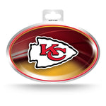 Wholesale Chiefs Metallic Oval Sticker