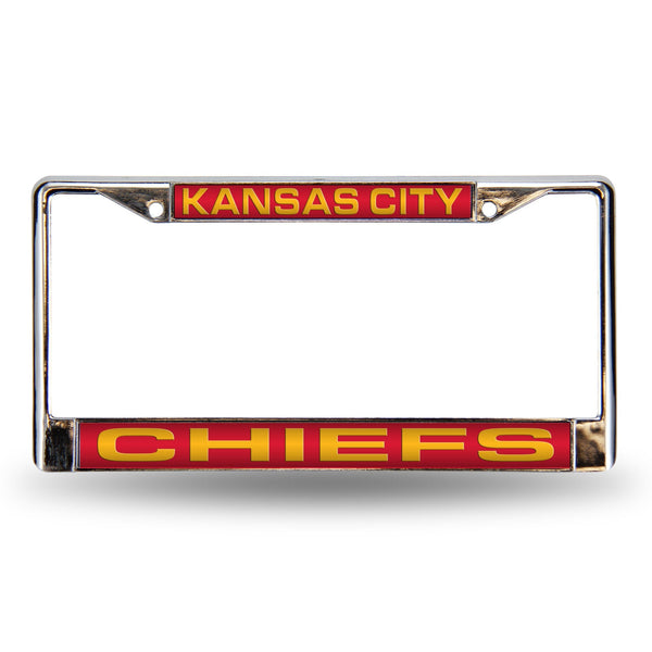 Wholesale Chiefs Red Laser Chrome Frame