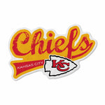 Wholesale Chiefs Shape Cut Logo With Header Card - Distressed Design