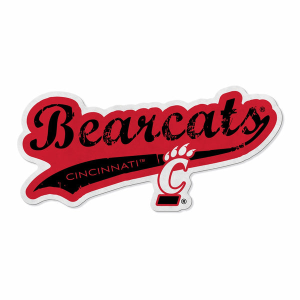 Wholesale Cincinnati University Shape Cut Logo With Header Card - Distressed Design