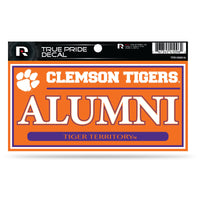 Wholesale Clemson 3" X 6" True Pride Decal - Alumni