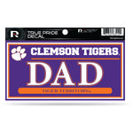 Wholesale Clemson 3" X 6" True Pride Decal - Dad (Alternate)