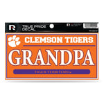 Wholesale Clemson 3" X 6" True Pride Decal - Grandpa