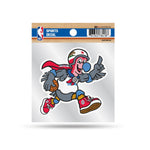Wholesale Clippers Clear Backer Decal W/ Mascot Logo (4"X4")