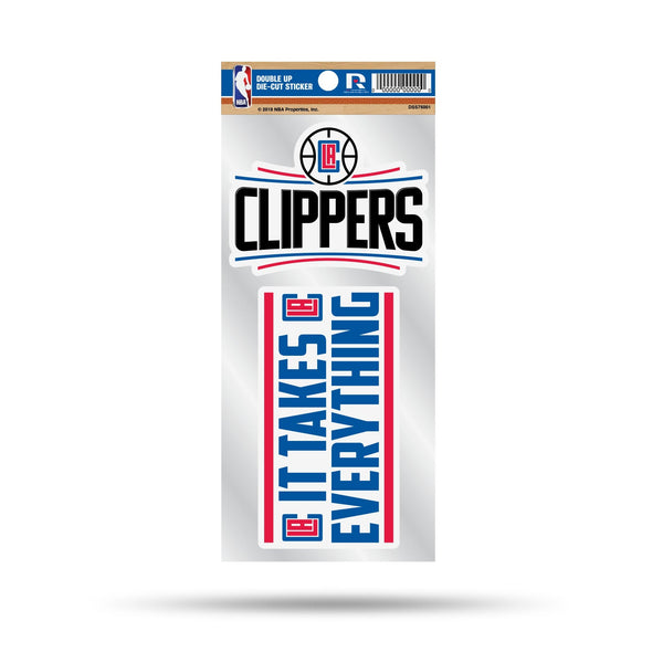 Wholesale Clippers Double Up Die Cut Sticker