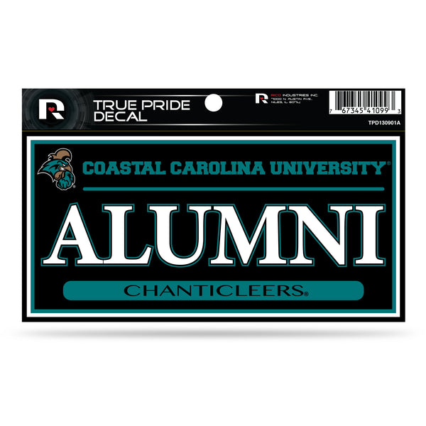 Wholesale Coastal Carolina 3" X 6" True Pride Decal - Alumni