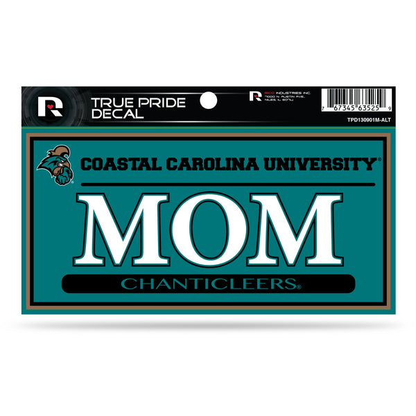 Wholesale Coastal Carolina 3" X 6" True Pride Decal - Mom (Alternate)