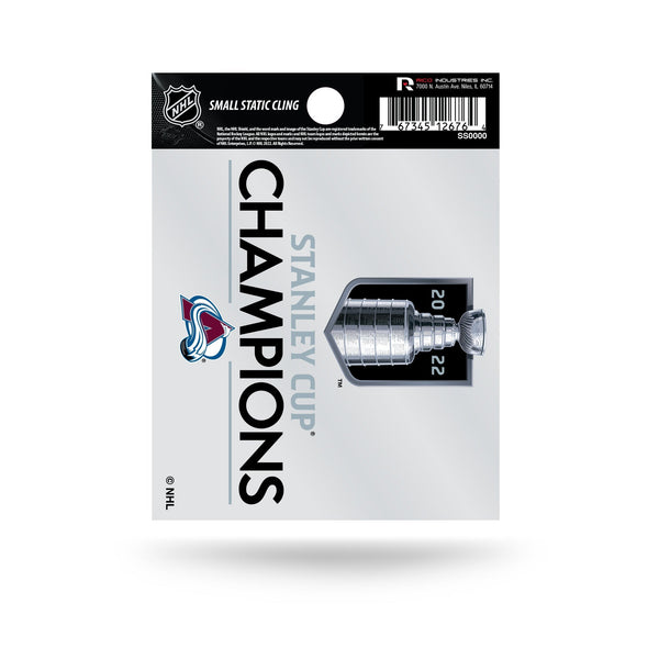 Wholesale Colorado Avalanche 2022 Stanley Cup Champions Small Static Cling