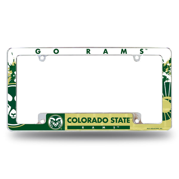 Wholesale Colorado State All Over Chrome Frame (Bottom Oriented)