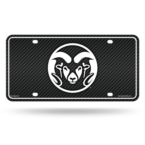 Wholesale Colorado State - Carbon Fiber Design - Metal Auto Tag