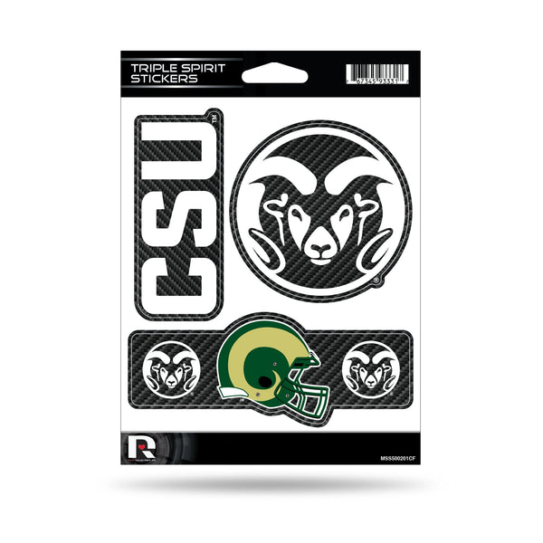 Wholesale Colorado State - Carbon Fiber Design - Triple Spirit Stickers