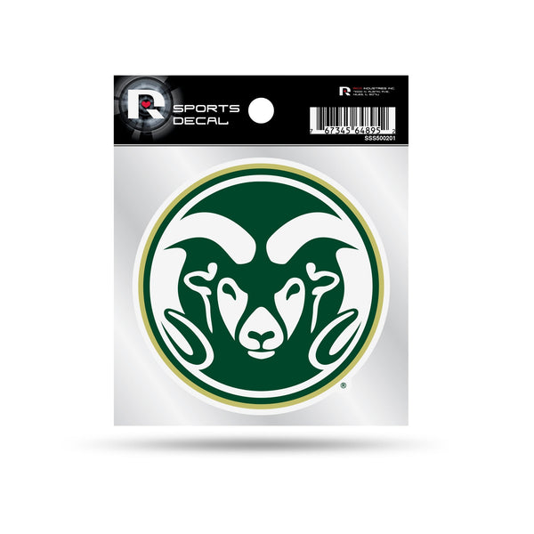 Wholesale Colorado State Clear Backer Decal W/ Primary Logo (4"X4")