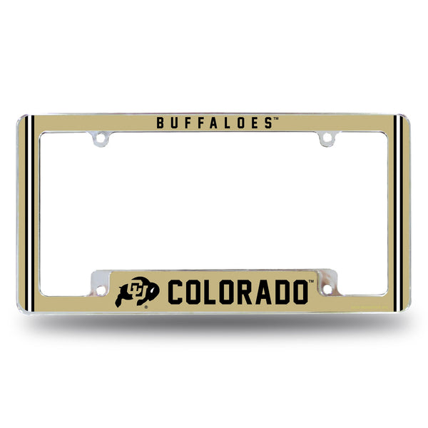 Wholesale Colorado University Alternate Design All Over Chrome Frame - Bottom Oriented