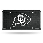 Wholesale Colorado University - Carbon Fiber Design - Metal Auto Tag